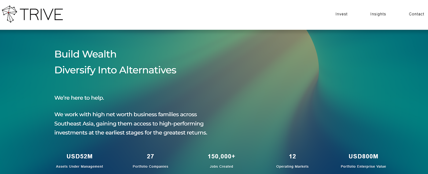TRIVE new website